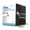 Bobina de Cable UTP Cat5e para Exterior en Color Blanco / 305 Metros / Certificada UL / Sin Blindaje
