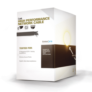 Bobina de Cable de 305 m (1000 ft) Cat6 aleacción de Cobre y Aluminio (CCA), color Negro Versión Económica. Uso en interior. Bobina de Cable de 305 m (1000 ft) Cat6 aleacción de Cobre y Aluminio (CCA), color Negro Versión Económica. Uso en interior.