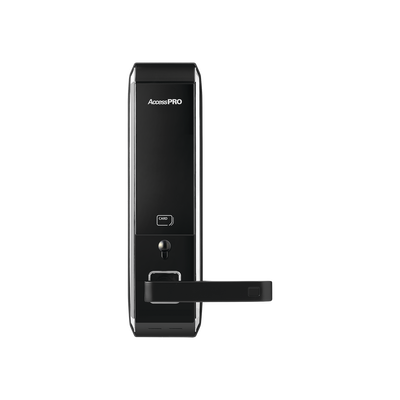 Cerradura inteligente para puertas con doble cerrojo/teclado Touch Screen, Apertura con tarjeta Mifare /Contraseña y Llave de emergencia