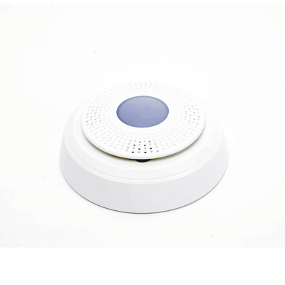 Sirena Interior Inalámbrica / Indicadores LED / Nivel de Salida 85 dBA / Rango 92 mts / Frecuencia 2.4 GHz / Cifrado AES-128 / Anti-tamper / Protección Vida Interconectada
