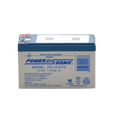 Batería 12V, 12AH, Para Respaldo, Tecnologías AGM/VRLA, 5 Años Vida Útil, Terminales F2, Reconocida UL