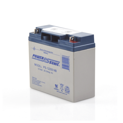 Batería 12V, 20AH, Para Respaldo, Tecnologías AGM/VRLA, 5 Años Vida Útil, Terminales NB, Reconocida UL