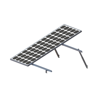 Montaje para Panel Solar, riel 2200mm para Módulos con espesor de 35mm o 40mm, Velocidad de Viento Max. 136km/h Montaje para Panel Solar, riel 2200mm para Módulos con espesor de 35mm o 40mm, Velocidad de Viento Max. 136km/h
