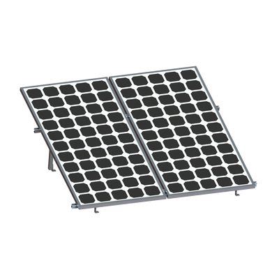Montaje para Panel Solar, riel 2200mm para Módulos con espesor de 35mm o 40mm, Velocidad de Viento Max. 136km/h Montaje para Panel Solar, riel 2200mm para Módulos con espesor de 35mm o 40mm, Velocidad de Viento Max. 136km/h