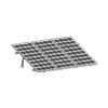 Montaje para Panel Solar, riel 2200mm para Módulos con espesor de 35mm o 40mm, Velocidad de Viento Max. 136km/h Montaje para Panel Solar, riel 2200mm para Módulos con espesor de 35mm o 40mm, Velocidad de Viento Max. 136km/h