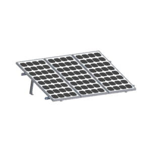 Montaje para Panel Solar, riel 2200mm para Módulos con espesor de 35mm o 40mm, Velocidad de Viento Max. 136km/h Montaje para Panel Solar, riel 2200mm para Módulos con espesor de 35mm o 40mm, Velocidad de Viento Max. 136km/h