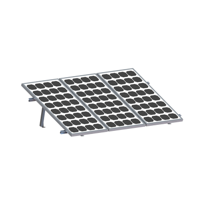 Montaje para Panel Solar, riel 2200mm para Módulos con espesor de 35mm o 40mm, Velocidad de Viento Max. 136km/h Montaje para Panel Solar, riel 2200mm para Módulos con espesor de 35mm o 40mm, Velocidad de Viento Max. 136km/h