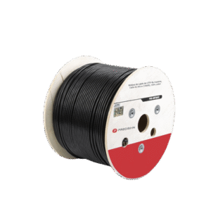 Bobina de cable de UTP de 4 pares Cat5e de 305 m (1000 ft), 100% Cobre, LDPE Resistente a rayos UV Relleno de Gel, Color Negro, 24 AWG, Uso en Exterior, Para Aplicaciones de Voz, Datos y Video Bobina de cable de UTP de 4 pares Cat5e de 305 m (1000 ft), 100% Cobre, LDPE Resistente a rayos UV Relleno de Gel, Color Negro, 24 AWG, Uso en Exterior, Para Aplicaciones de Voz, Datos y Video