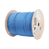Bobina de Cable Blindado S/FTP de 4 pares, Cat7, Inmune a Ruido e Interferencias, LSZH (Bajo humo, Cero Halógenos), Color Azul, Bobina de 500 m