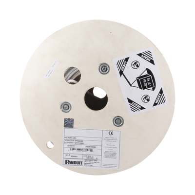 Bobina de Cable Blindado S/FTP de 4 pares, Cat7, Inmune a Ruido e Interferencias, LSZH (Bajo humo, Cero Halógenos), Color Gris, Bobina de 500 m