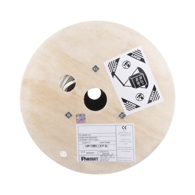 Bobina de Cable Blindado S/FTP de 4 pares, Cat7, Inmune a Ruido e Interferencias, LSZH (Bajo humo, Cero Halógenos), Color Blanco, Bobina de 500 m