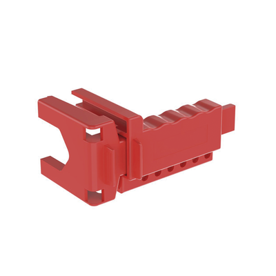 Dispositivo de Bloqueo LOTO para Válvulas de Bola, para Diámetros de Tubería de 1/4" a 1" y Longitud de Mango Hasta 7.5", Color Rojo Dispositivo de Bloqueo LOTO para Válvulas de Bola, para Diámetros de Tubería de 1/4" a 1" y Longitud de Mango Hasta 7.5", Color Rojo