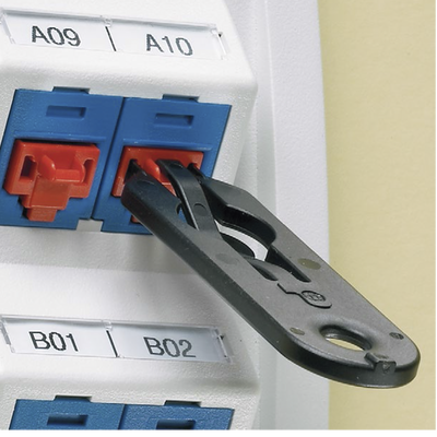 Kit de 10 Dispositivos para Bloquear Puertos Jack RJ45, Color Gris, Incluye Llave de Extracción