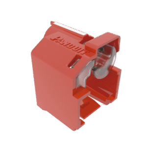 Kit de 10 Dispositivos Recubiertos para Impedir Desconexión de Plug RJ45, Color Rojo, Incluye Herramienta para Instalar/Retirar