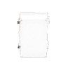 Gabinete Plástico ABS, Puerta Transparente, Uso en Intemperie IP66 (190 x 290 x 140 mm) cierre por Broche Inoxidable y Permite Cerrado con Candado y Llave (Perno 5mm) No Incluido