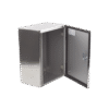 Gabinete de Acero Inoxidable IP66 Uso en Intemperie (300 x 400 x 200 mm) con Placa Interna Galvanizada. Gabinete de Acero Inoxidable IP66 Uso en Intemperie (300 x 400 x 200 mm) con Placa Interna Galvanizada.