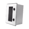 Gabinete de Poliéster IP65 Puerta Transparente, Uso en Intemperie (300 x 400 x 200 mm) con Placa Trasera Interior de Plástico (Incluye Chapa y Llave). Gabinete de Poliéster IP65 Puerta Transparente, Uso en Intemperie (300 x 400 x 200 mm) con Placa Trasera Interior de Plástico (Incluye Chapa y Llave).