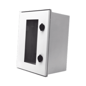 Gabinete de Poliéster IP65 Puerta Transparente, Uso en Intemperie (300 x 400 x 200 mm) con Placa Trasera Interior de Plástico (Incluye Chapa y Llave). Gabinete de Poliéster IP65 Puerta Transparente, Uso en Intemperie (300 x 400 x 200 mm) con Placa Trasera Interior de Plástico (Incluye Chapa y Llave).