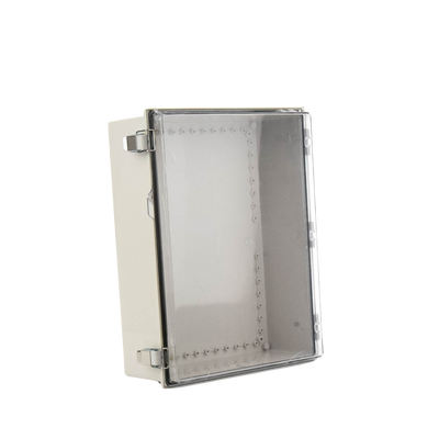 Gabinete Plástico ABS, Puerta Transparente, Uso en Intemperie (350 x 460 x 160 mm) Cierre por Broches Inoxidables y Permite Cerrado con Candado y Llave (Perno 5mm) No Incluido Gabinete Plástico ABS, Puerta Transparente, Uso en Intemperie (350 x 460 x 160 mm) Cierre por Broches Inoxidables y Permite Cerrado con Candado y Llave (Perno 5mm) No Incluido