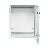 Gabinete de Poliéster IP65 Uso en Intemperie (400 x 500 x 200 mm) con Placa Trasera Interior de Plástico (Incluye Chapa y Llave).