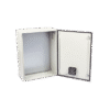 Gabinete Ventilado de Acero IP55 Uso en Exterior (400 x 600 x 250 mm) con Placa Trasera Interior Metálica y Compuerta Inferior Atornillable. Incluye Ventilador, Ventilas, filtros, Chapas y Llave T. Gabinete Ventilado de Acero IP55 Uso en Exterior (400 x 600 x 250 mm) con Placa Trasera Interior Metálica y Compuerta Inferior Atornillable. Incluye Ventilador, Ventilas, filtros, Chapas y Llave T.