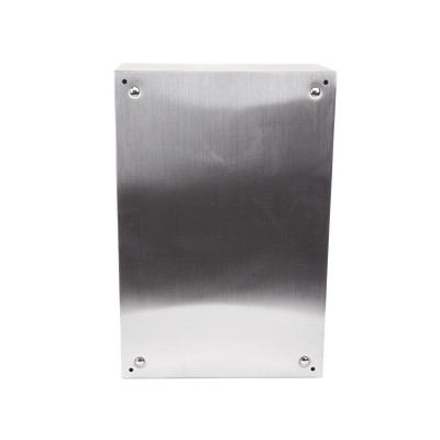 Gabinete de Acero Inoxidable IP66 Uso en Intemperie (400 x 600 x 250 mm) con Placa Interna Galvanizada. Gabinete de Acero Inoxidable IP66 Uso en Intemperie (400 x 600 x 250 mm) con Placa Interna Galvanizada.