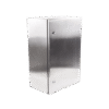 Gabinete de Acero Inoxidable IP66 Uso en Intemperie (400 x 600 x 250 mm) con Placa Interna Galvanizada. Gabinete de Acero Inoxidable IP66 Uso en Intemperie (400 x 600 x 250 mm) con Placa Interna Galvanizada.