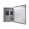 Gabinete de Acero IP66 Uso en Intemperie (500 x 700 x 250 mm) con Placa Trasera Interior Metálica y Compuerta Inferior Atornillable (Incluye Chapa y Llave T). Gabinete de Acero IP66 Uso en Intemperie (500 x 700 x 250 mm) con Placa Trasera Interior Metálica y Compuerta Inferior Atornillable (Incluye Chapa y Llave T).