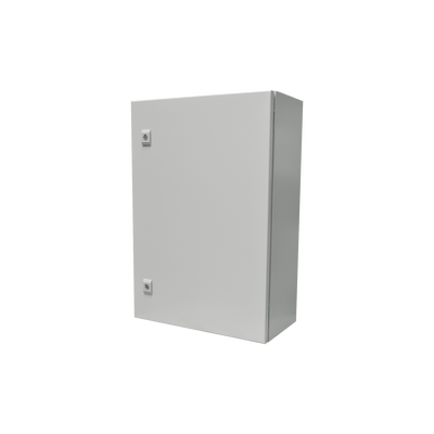Gabinete de Acero IP66 Uso en Intemperie (500 x 700 x 250 mm) con Placa Trasera Interior Metálica y Compuerta Inferior Atornillable (Incluye Chapa y Llave T). Gabinete de Acero IP66 Uso en Intemperie (500 x 700 x 250 mm) con Placa Trasera Interior Metálica y Compuerta Inferior Atornillable (Incluye Chapa y Llave T).