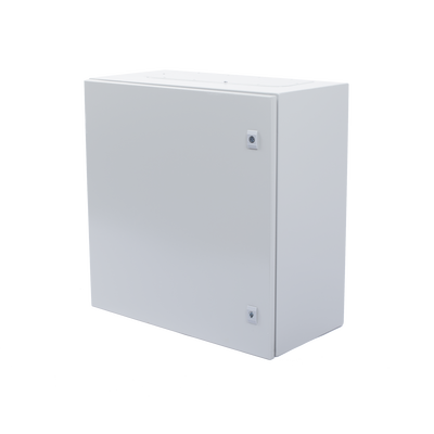 Gabinete de Acero IP66 Uso en Intemperie (600 x 600 x 300 mm) con Placa Trasera Interior Metálica y Compuerta Inferior Atornillable (Incluye Chapa y Llave T). Gabinete de Acero IP66 Uso en Intemperie (600 x 600 x 300 mm) con Placa Trasera Interior Metálica y Compuerta Inferior Atornillable (Incluye Chapa y Llave T).