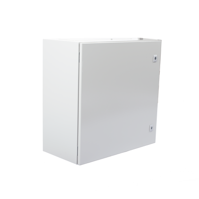 Gabinete de Acero IP66 Uso en Intemperie (600 x 600 x 300 mm) con Placa Trasera Interior Metálica y Compuerta Inferior Atornillable (Incluye Chapa y Llave T). Gabinete de Acero IP66 Uso en Intemperie (600 x 600 x 300 mm) con Placa Trasera Interior Metálica y Compuerta Inferior Atornillable (Incluye Chapa y Llave T).
