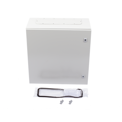 Gabinete de Acero IP66 Uso en Intemperie (600 x 600 x 300 mm) con Placa Trasera Interior Metálica y Compuerta Inferior Atornillable (Incluye Chapa y Llave T). Gabinete de Acero IP66 Uso en Intemperie (600 x 600 x 300 mm) con Placa Trasera Interior Metálica y Compuerta Inferior Atornillable (Incluye Chapa y Llave T).