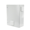Gabinete Ventilado de Acero IP55 Uso en Exterior (600 x 800 x 300 mm) con Placa Trasera Interior Metálica y Compuerta Inferior Atornillable. Incluye Ventilador, Ventilas, filtros, Chapas y Llave T. Gabinete Ventilado de Acero IP55 Uso en Exterior (600 x 800 x 300 mm) con Placa Trasera Interior Metálica y Compuerta Inferior Atornillable. Incluye Ventilador, Ventilas, filtros, Chapas y Llave T.