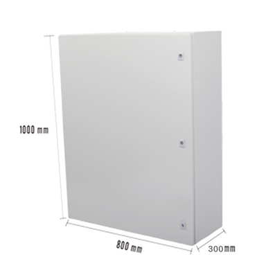 Gabinete de Acero IP66 Uso en Intemperie (800 x 1000 x 300 mm) con Placa Trasera Interior Metálica y Compuerta Inferior Atornillable (Incluye Chapas y Llaves T). Gabinete de Acero IP66 Uso en Intemperie (800 x 1000 x 300 mm) con Placa Trasera Interior Metálica y Compuerta Inferior Atornillable (Incluye Chapas y Llaves T).