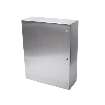 Gabinete de Acero Inoxidable IP66 Uso en Intemperie (800 x 1000 x 300 mm) con Placa Interna Galvanizada. Gabinete de Acero Inoxidable IP66 Uso en Intemperie (800 x 1000 x 300 mm) con Placa Interna Galvanizada.