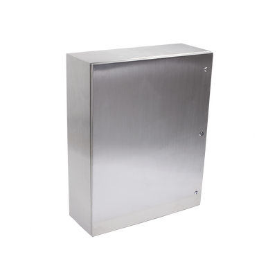 Gabinete de Acero Inoxidable IP66 Uso en Intemperie (800 x 1000 x 300 mm) con Placa Interna Galvanizada. Gabinete de Acero Inoxidable IP66 Uso en Intemperie (800 x 1000 x 300 mm) con Placa Interna Galvanizada.