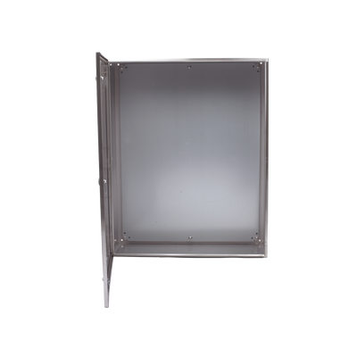 Gabinete de Acero Inoxidable IP66 Uso en Intemperie (800 x 1000 x 300 mm) con Placa Interna Galvanizada. Gabinete de Acero Inoxidable IP66 Uso en Intemperie (800 x 1000 x 300 mm) con Placa Interna Galvanizada.