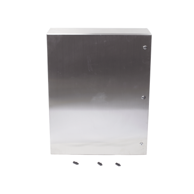 Gabinete de Acero Inoxidable IP66 Uso en Intemperie (800 x 1000 x 300 mm) con Placa Interna Galvanizada. Gabinete de Acero Inoxidable IP66 Uso en Intemperie (800 x 1000 x 300 mm) con Placa Interna Galvanizada.