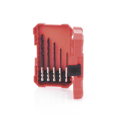 Juego de 18 Puntas y Brocas para Taladro, con Entrada Hexagonal de 1/4", Incluye Estuche.