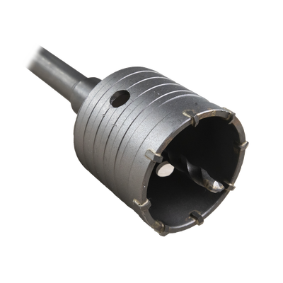 Broca Pasamuros SDS, Sacabocado para Concreto de 65mm con Extensión de 220mm Broca Pasamuros SDS, Sacabocado para Concreto de 65mm con Extensión de 220mm