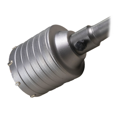 Broca Pasamuros SDS, Sacabocado para Concreto de 65mm con Extensión de 220mm Broca Pasamuros SDS, Sacabocado para Concreto de 65mm con Extensión de 220mm