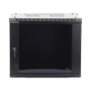 Gabinete PRECISION, Con Puerta de Cristal Templado, de 19in, 9UR, 450mm de Profundidad, Color Negro