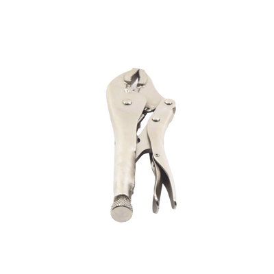 Pinza Perra Ajustable de Presión de 10”. Quijada Curva con Corta Alambre. Acero CR-V