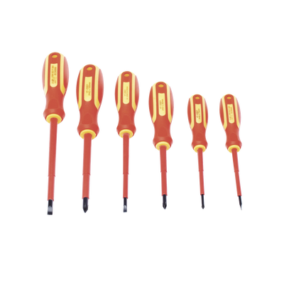 Juego de 6 desarmadores Aislados Bicolor 1000v Juego de 6 desarmadores Aislados Bicolor 1000v