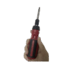 Desarmador 6 en 1 con Mango de Agarre Plástico (Torx de Seguridad #10 y #20, Hexagonal #5, PH0, PH2, Plana #5)