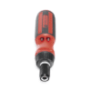 Desarmador 6 en 1 con Mango de Agarre Plástico (Torx de Seguridad #10 y #20, Hexagonal #5, PH0, PH2, Plana #5)