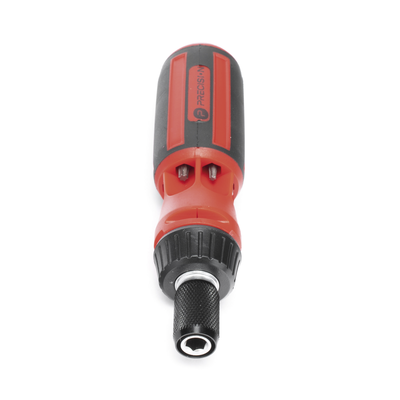 Desarmador 6 en 1 con Mango de Agarre Plástico (Torx de Seguridad #10 y #20, Hexagonal #5, PH0, PH2, Plana #5)