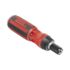 Desarmador 6 en 1 con Mango de Agarre Plástico (Torx de Seguridad #10 y #20, Hexagonal #5, PH0, PH2, Plana #5)