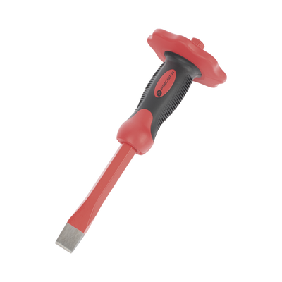 Cincel de Punta Plana con Protección para las Manos de 19x16x250mm Cincel de Punta Plana con Protección para las Manos de 19x16x250mm