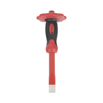 Cincel de Punta Plana con Protección para las Manos de 19x16x250mm Cincel de Punta Plana con Protección para las Manos de 19x16x250mm